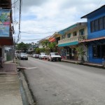 Straßenzug in Quepos