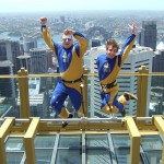 Skytower-Jump-Session oder wie mach ich mich in hunderten Meter Höhe zum Deppen.
